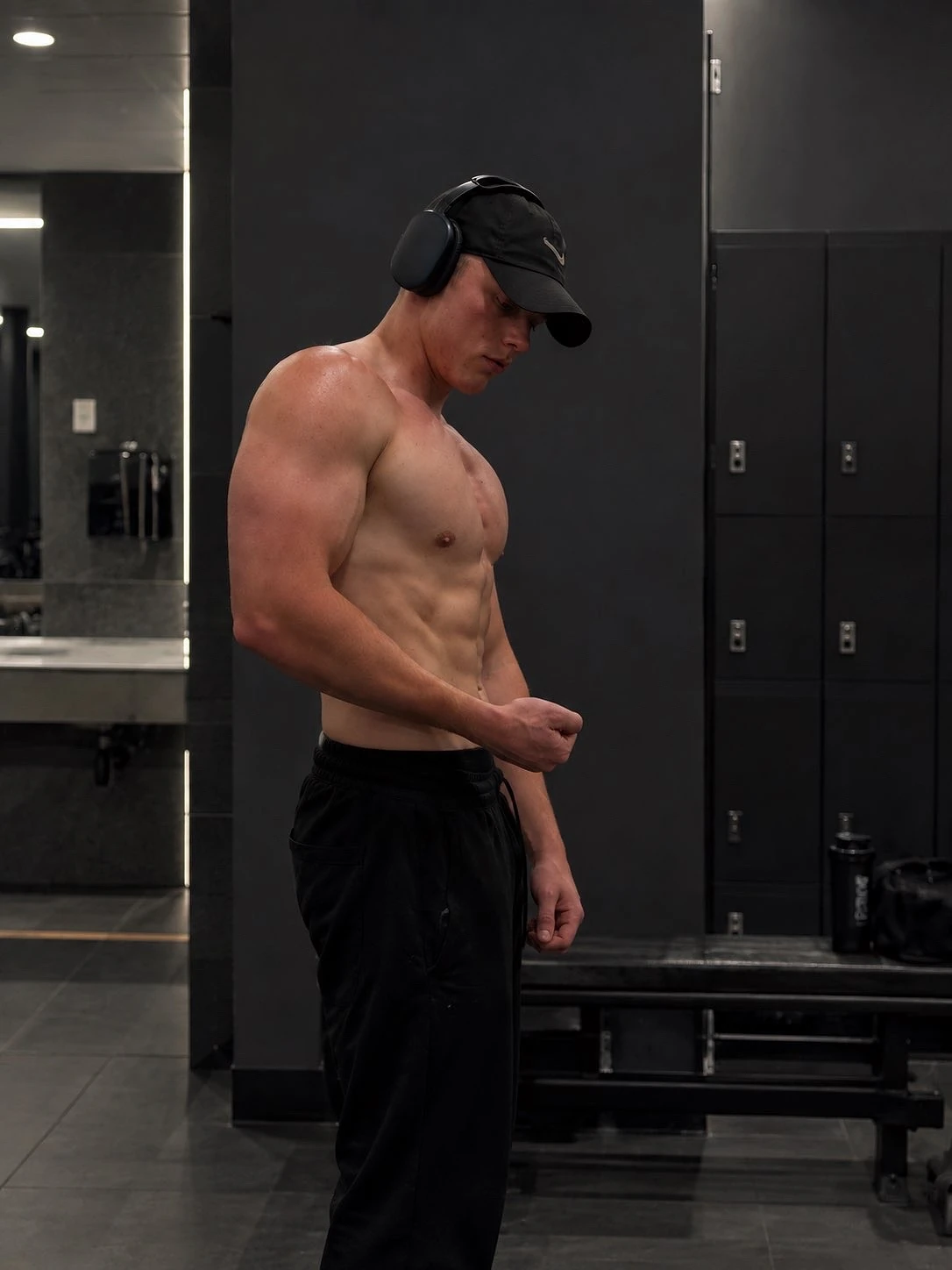 Sam Paterson in the gym
